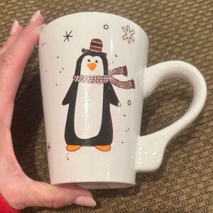 Penguin Design White Mug